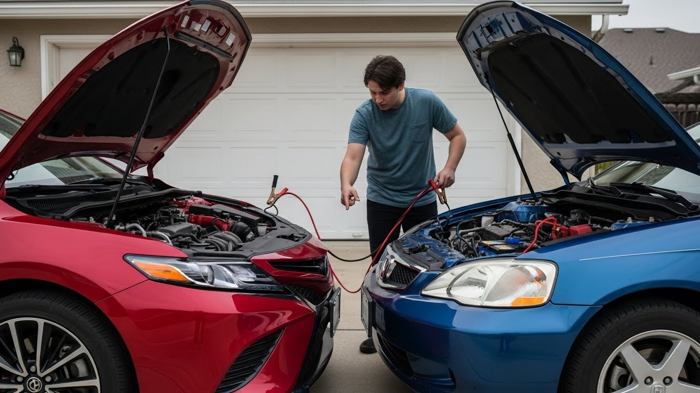 how to jump start a car​