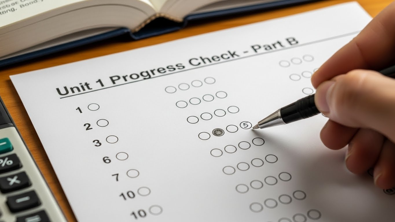 unit 1 progress check mcq part b answers